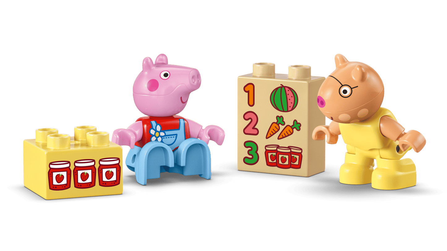 10468 Lego Duplo Trattore e mercato Peppa Pig