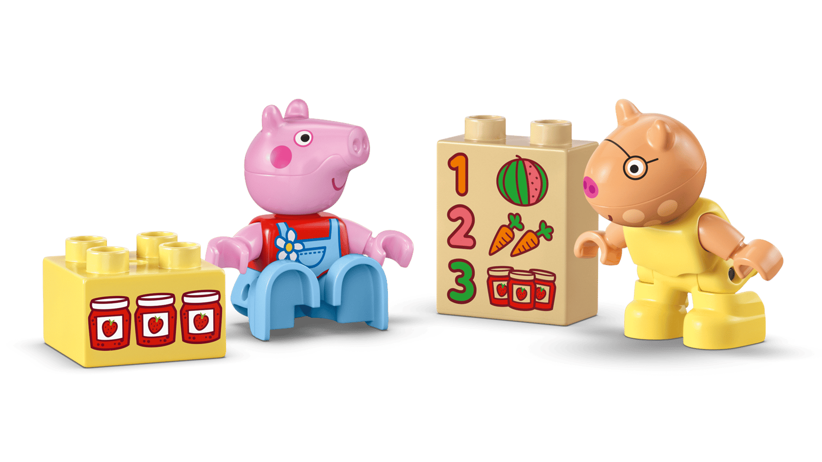 10468 Lego Duplo Trattore e mercato Peppa Pig