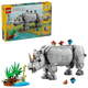 31171 LEGO Animali selvatici: maestoso rinoceronte con uccelli