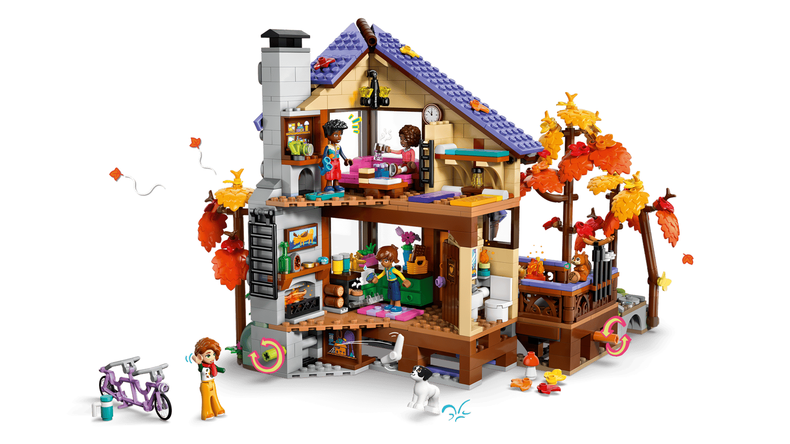 42705 Lego Friends Baita nella foresta autunnale