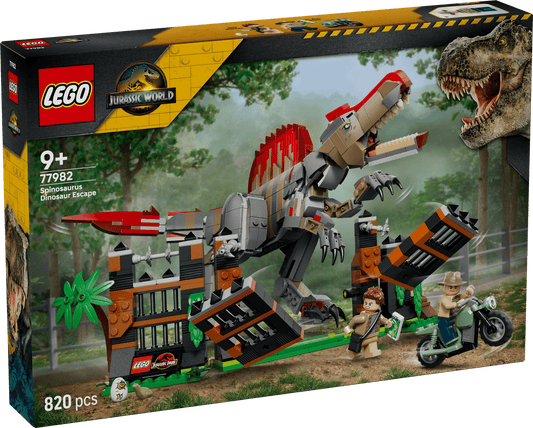 77982 Lego Jurassic World Fuga dal dinosauro Spinosauro