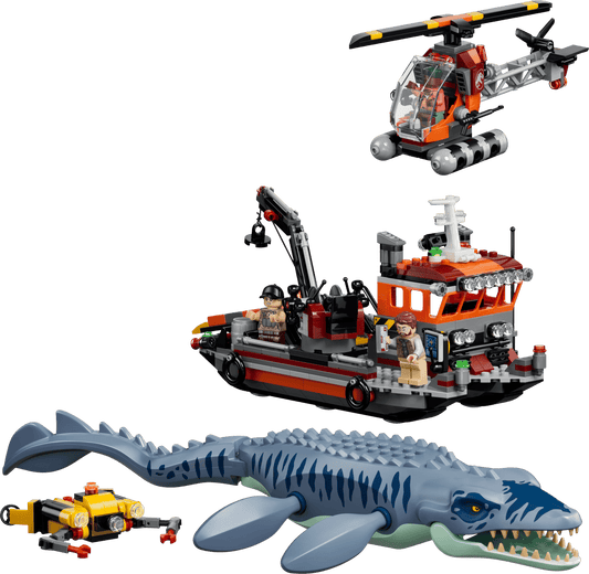 77983 Lego Jurassic World Attacco alla barca del dinosauro Mosasaurus