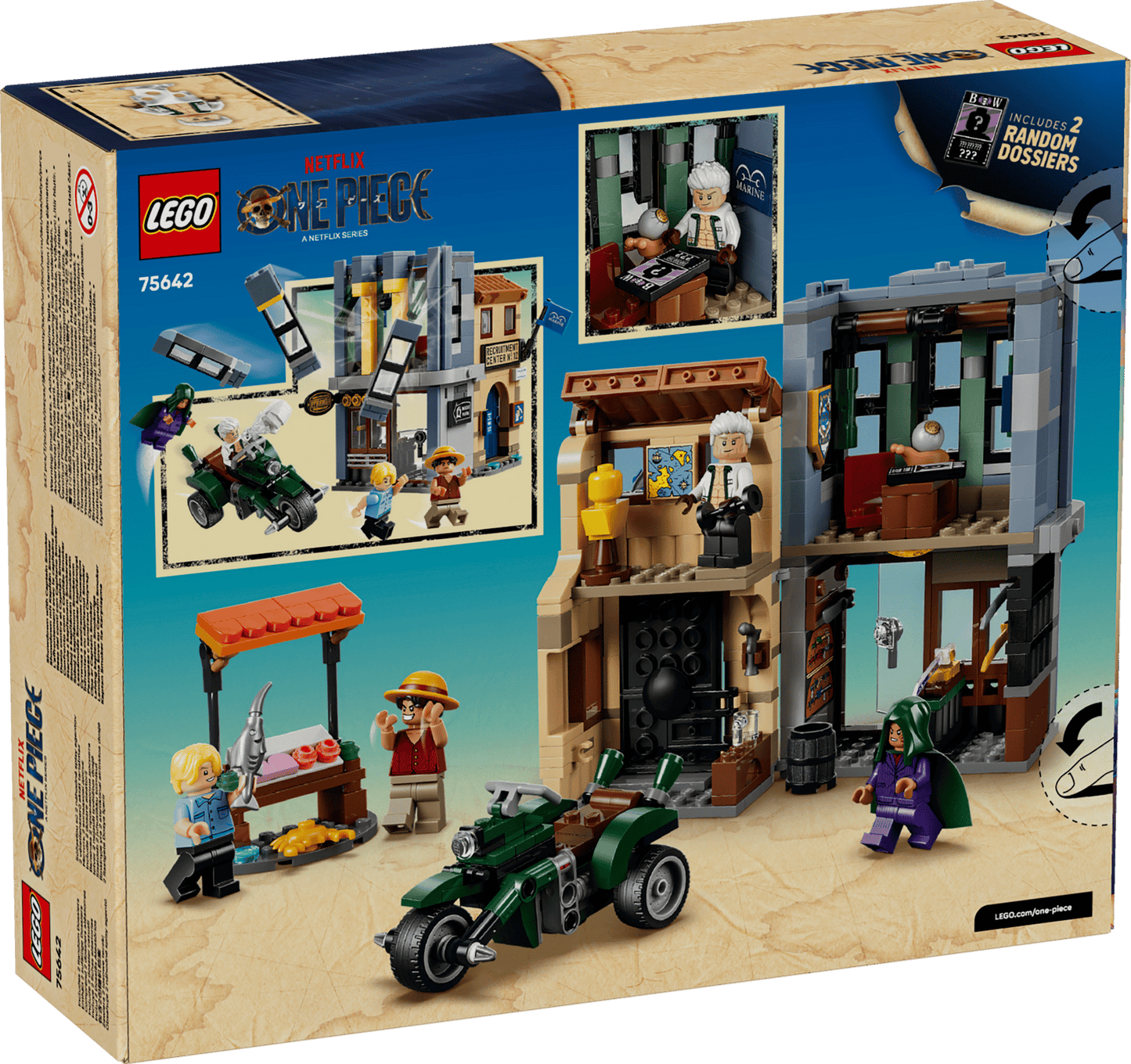 75642 Lego One Piece Resa dei conti con Capitano Smoker
