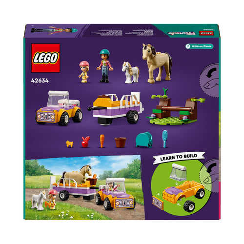 42634 LEGO Friends Rimorchio con cavallo e pony