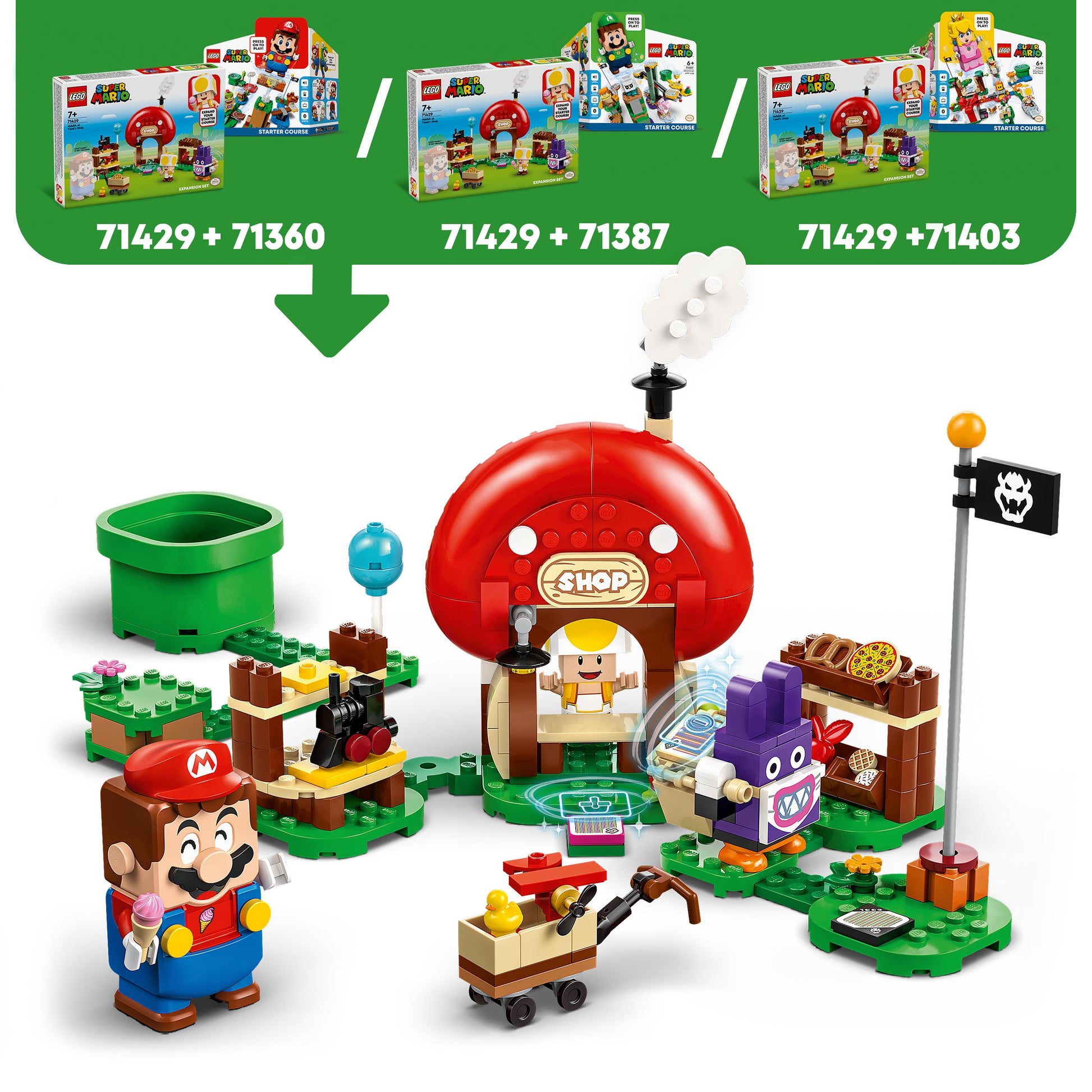 71429 LEGO Super Mario Pack di espansione Ruboniglio al negozio di Toad