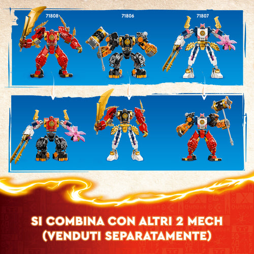 71808 LEGO Ninjago Mech elemento Fuoco di Kai