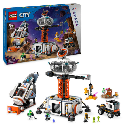 60434 LEGO City Space - Base spaziale e piattaforma di lancio