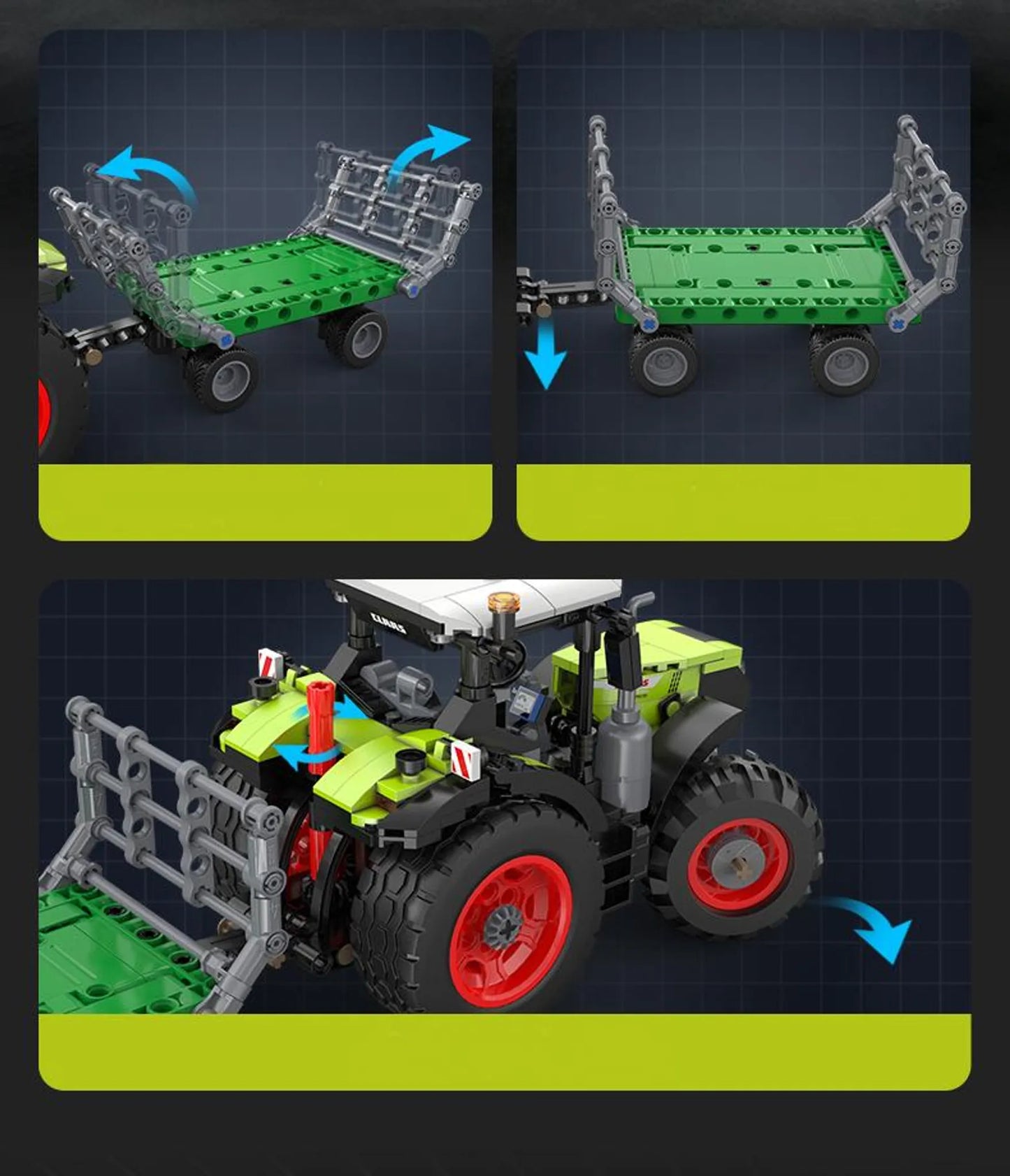 C65015W CaDA Trattore  Mini Claas Arion 660 448 pcs