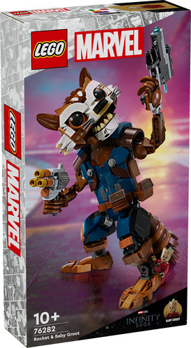 76282 LEGO Super Heroes Marvel - Rocket e Baby Groot