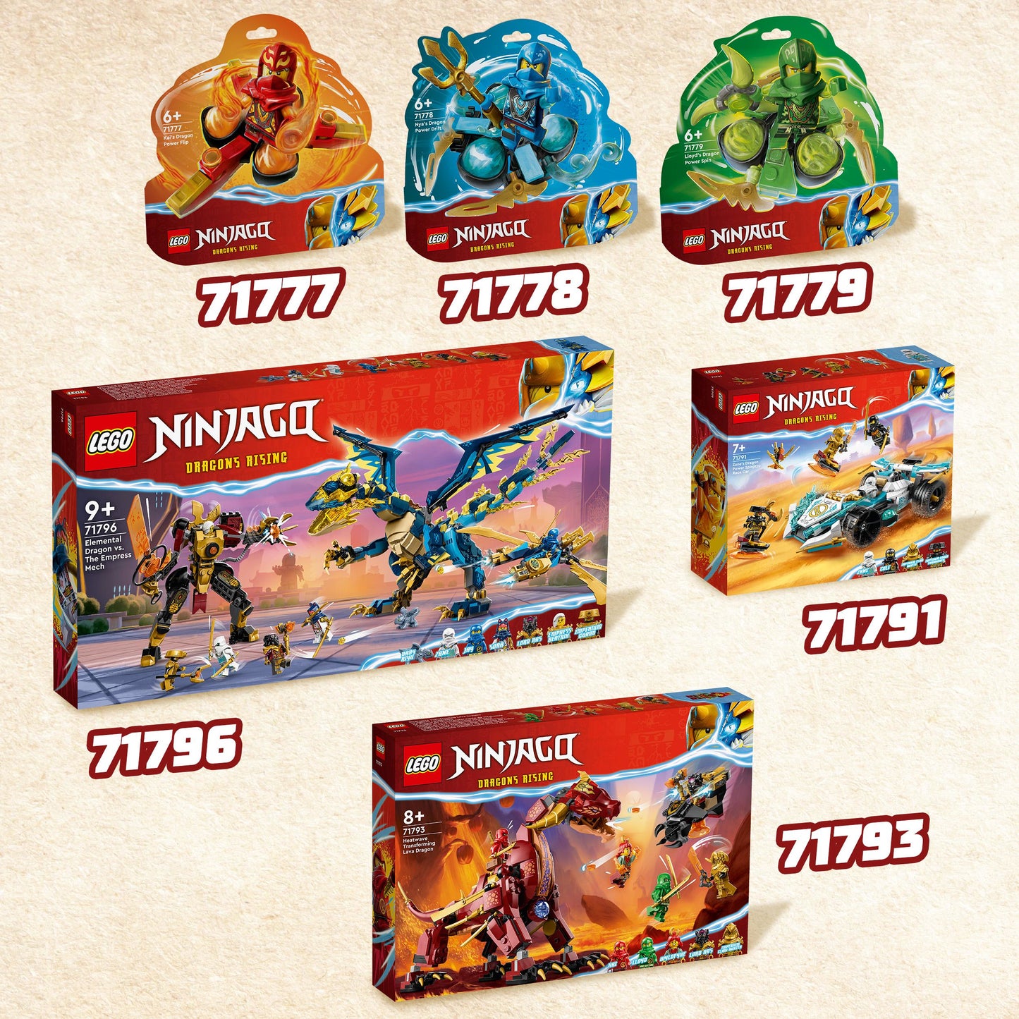 71791 - LEGO Ninjago - Auto da corsa Spinjitzu Dragon Power di Zane