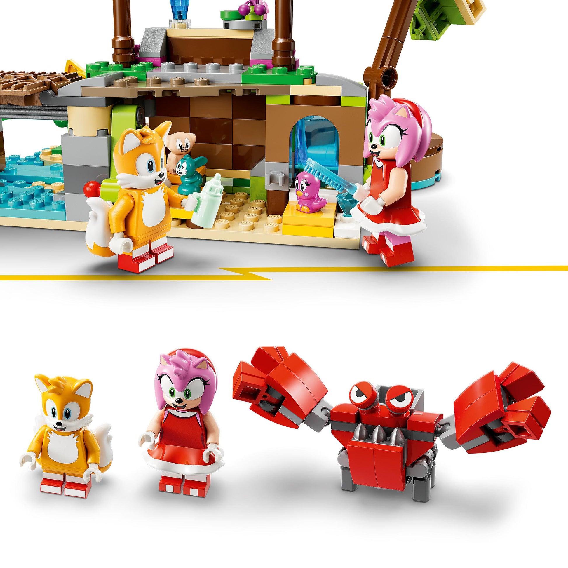 76992 LEGO Sonic Lisola del soccorso animale di Amy