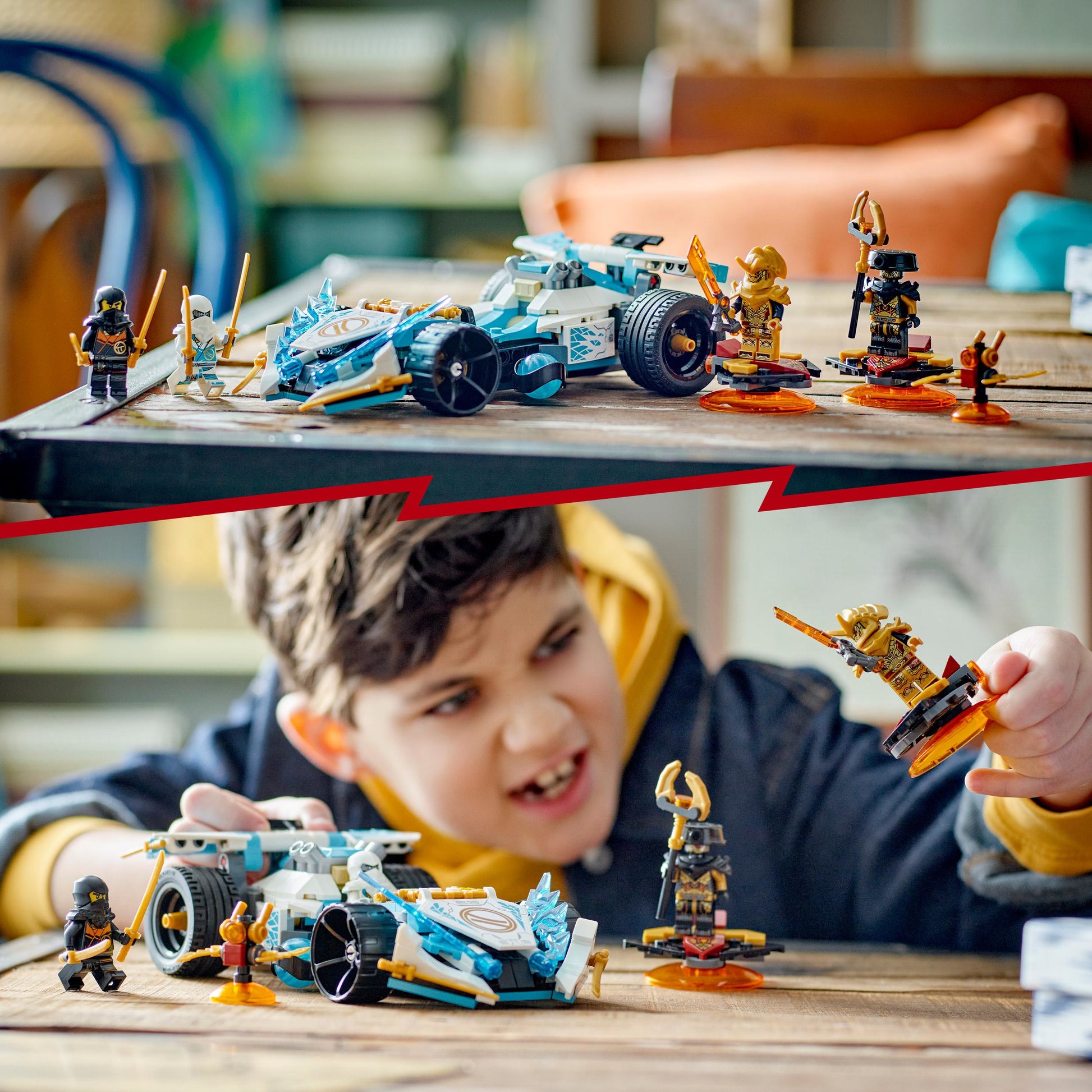 71791 - LEGO Ninjago - Auto da corsa Spinjitzu Dragon Power di Zane