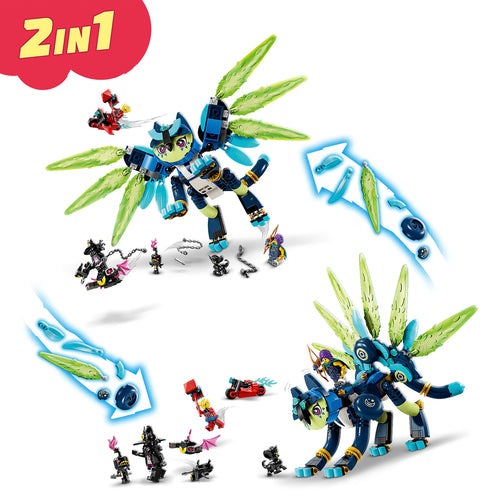 71476 LEGO DREAMZzz Zoey e Zian, il gatto-gufo
