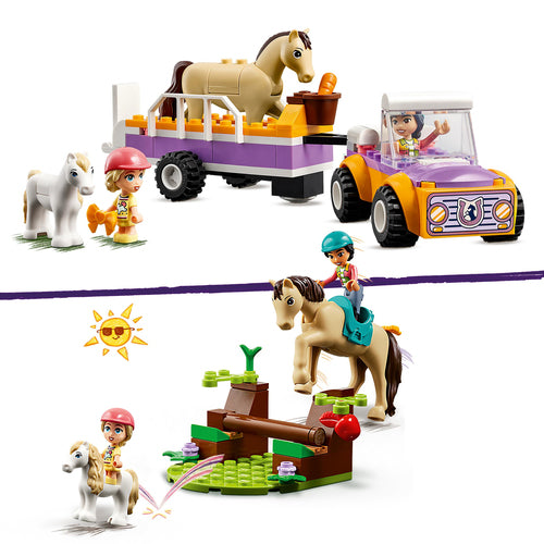42634 LEGO Friends Rimorchio con cavallo e pony