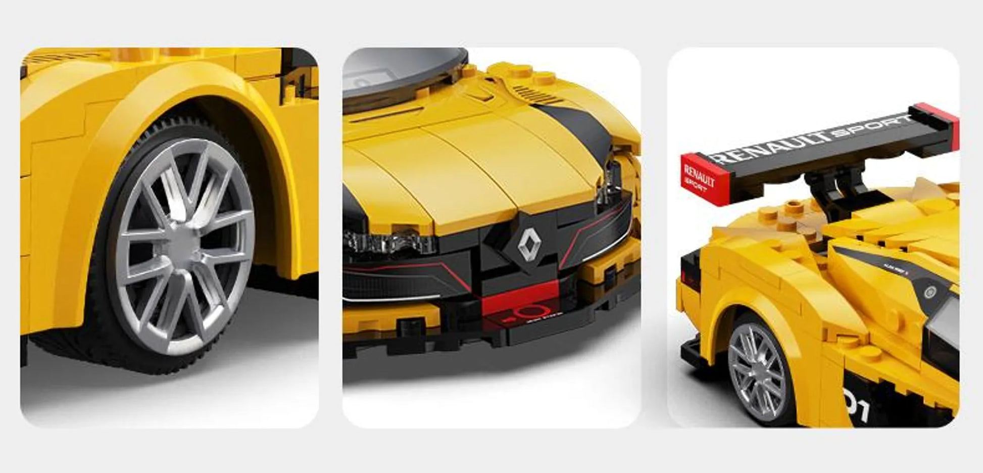 C51094W  CaDA Renault Sport RS.01 Auto RC da Costruire 294 Pezzi Scala 1:20