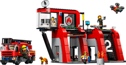 60414 LEGO City Fire Caserma dei pompieri e autopompa