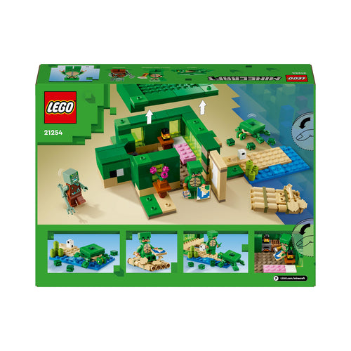 21254 LEGO Minecraft Beach House della tartaruga