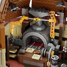 85026 PANTASY set di mattoncini collezione SteamPunk Officina del Mulino a Vento