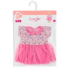 Corolle Vestito Rosa per Bambolotto 36 cm Abito Originale Idea Regalo
