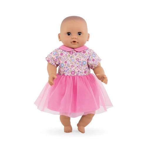 Corolle Vestito Rosa per Bambolotto 36 cm Abito Originale Idea Regalo