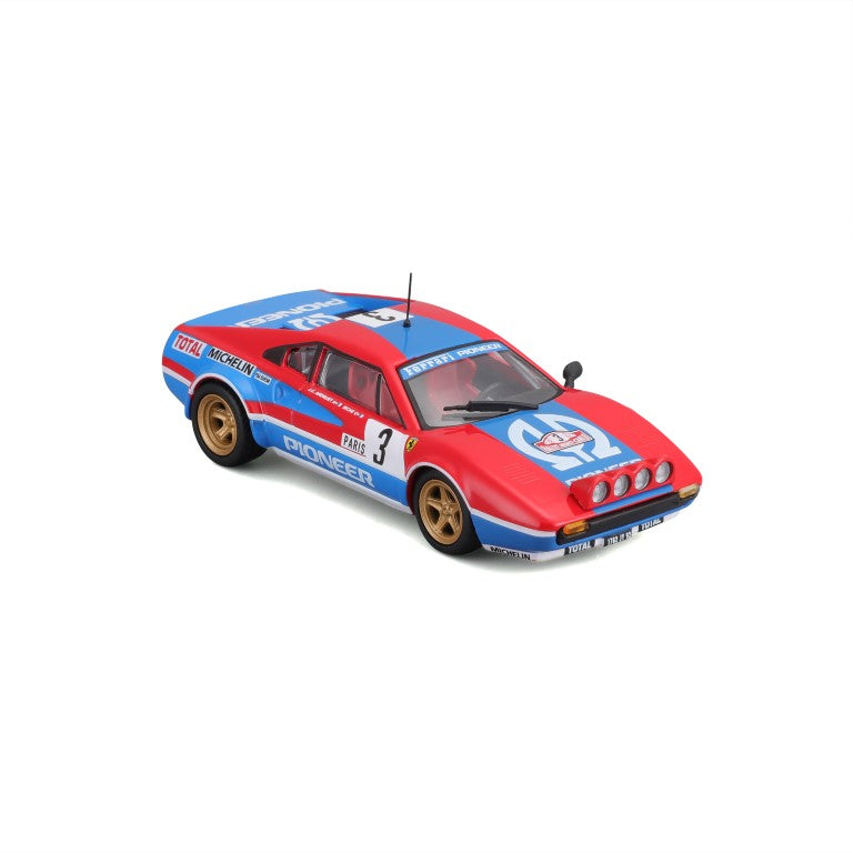 18-36304 - Bburago - 1:43 - Ferrari Racing - 308 GTB 1982 - #3 Rossa/Blu