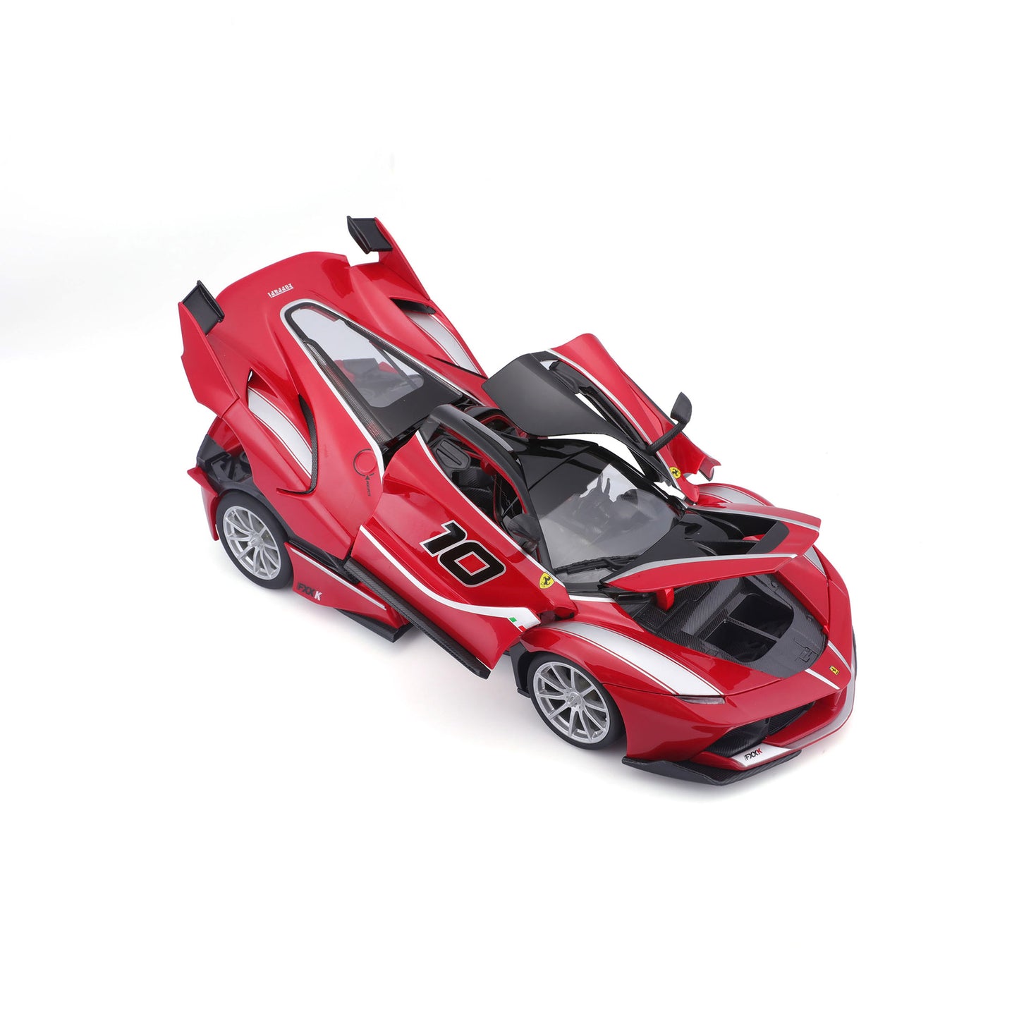 18-16010 Bburago Ferrari R&P - Ferrari FXX K #10, rossa - Scala 1:18