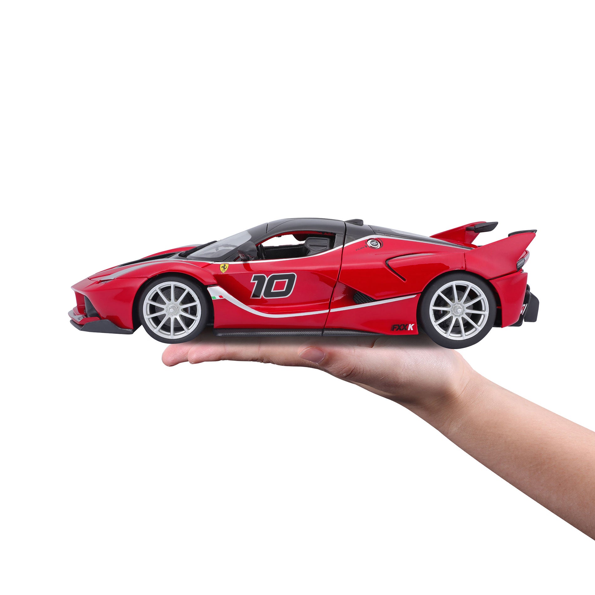 18-16010 Bburago Ferrari R&P - Ferrari FXX K #10, rossa - Scala 1:18