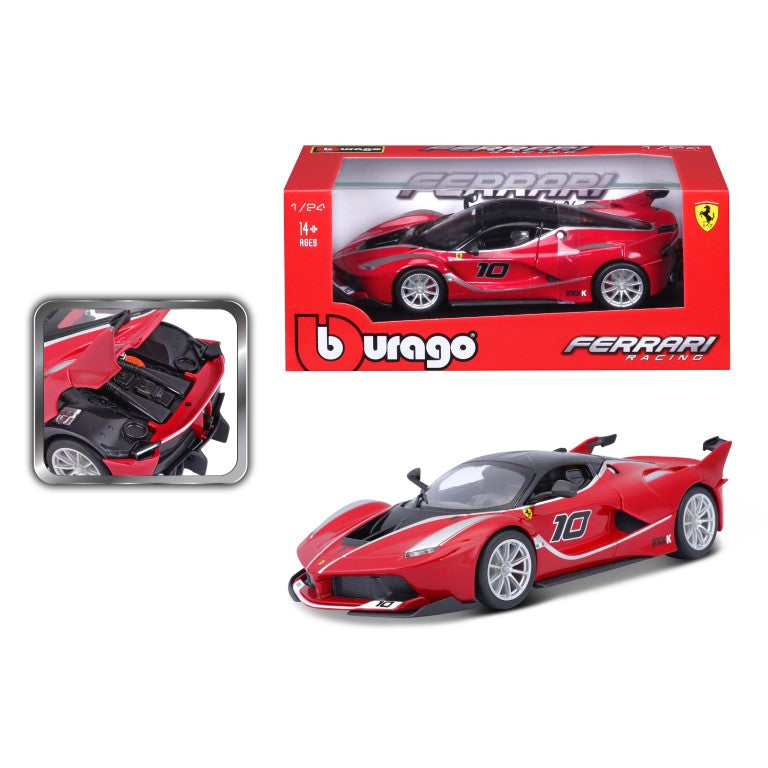 18-26301 Bburago Ferrari Racing - Ferrari FXX K, rossa - Scala 1:24