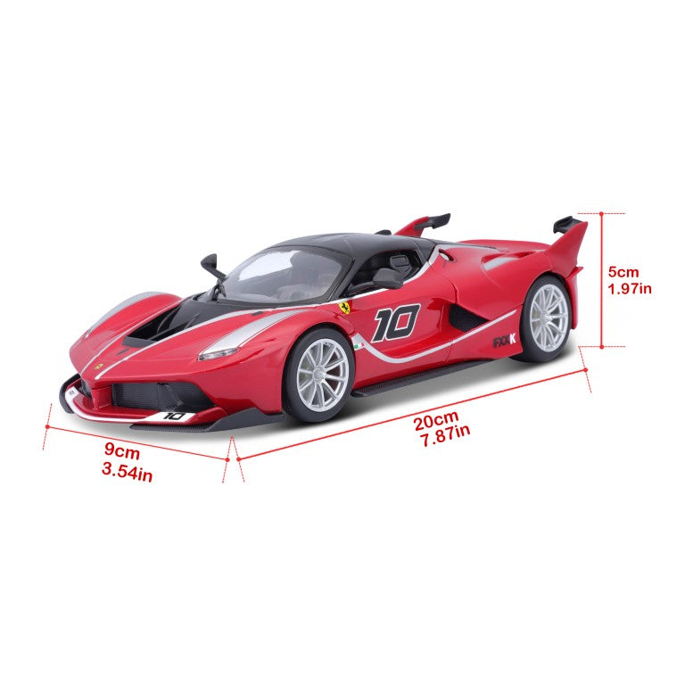 18-26301 Bburago Ferrari Racing - Ferrari FXX K, rossa - Scala 1:24