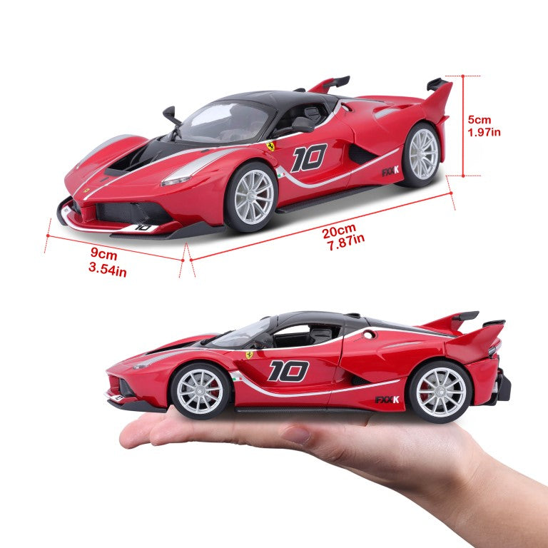 18-26301 Bburago Ferrari Racing - Ferrari FXX K, rossa - Scala 1:24