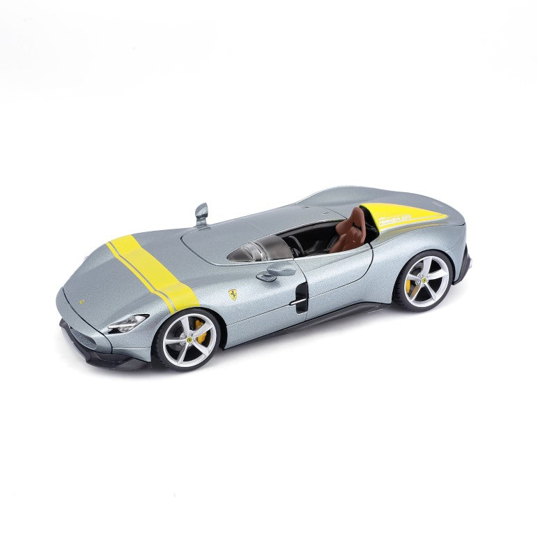 18-26027 Bburago Ferrari R&P - Ferrari Monza SP1, grigia - Scala 1:24