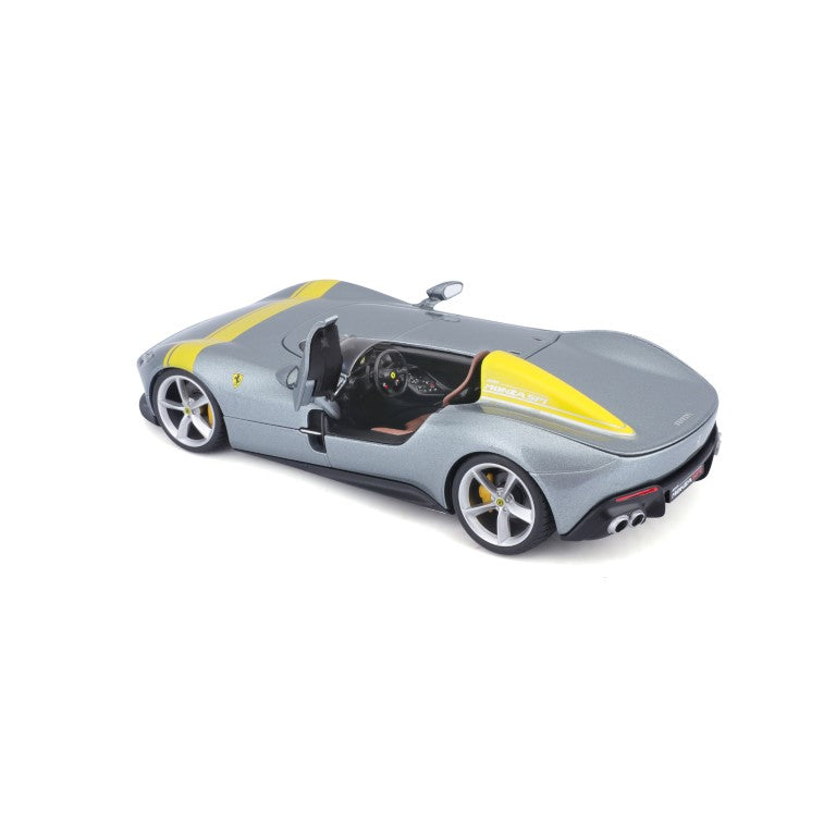 18-26027 Bburago Ferrari R&P - Ferrari Monza SP1, grigia - Scala 1:24