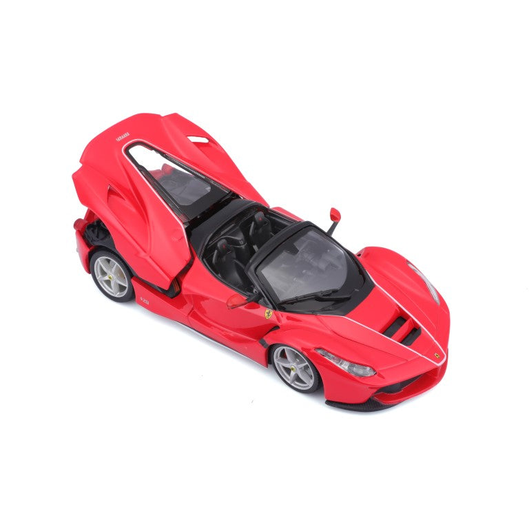 18-26022 Bburago Ferrari Race&Play - Ferrari LaFerrari Aperta, rossa - 1:24