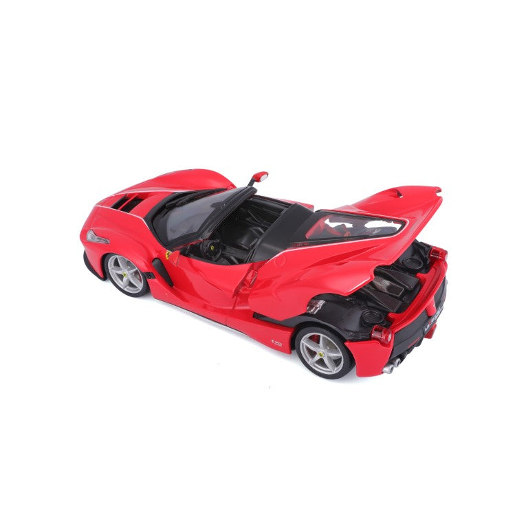 18-26022 Bburago Ferrari Race&Play - Ferrari LaFerrari Aperta, rossa - 1:24