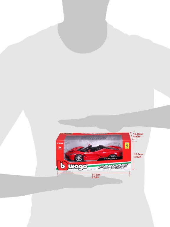 18-26022 Bburago Ferrari Race&Play - Ferrari LaFerrari Aperta, rossa - 1:24