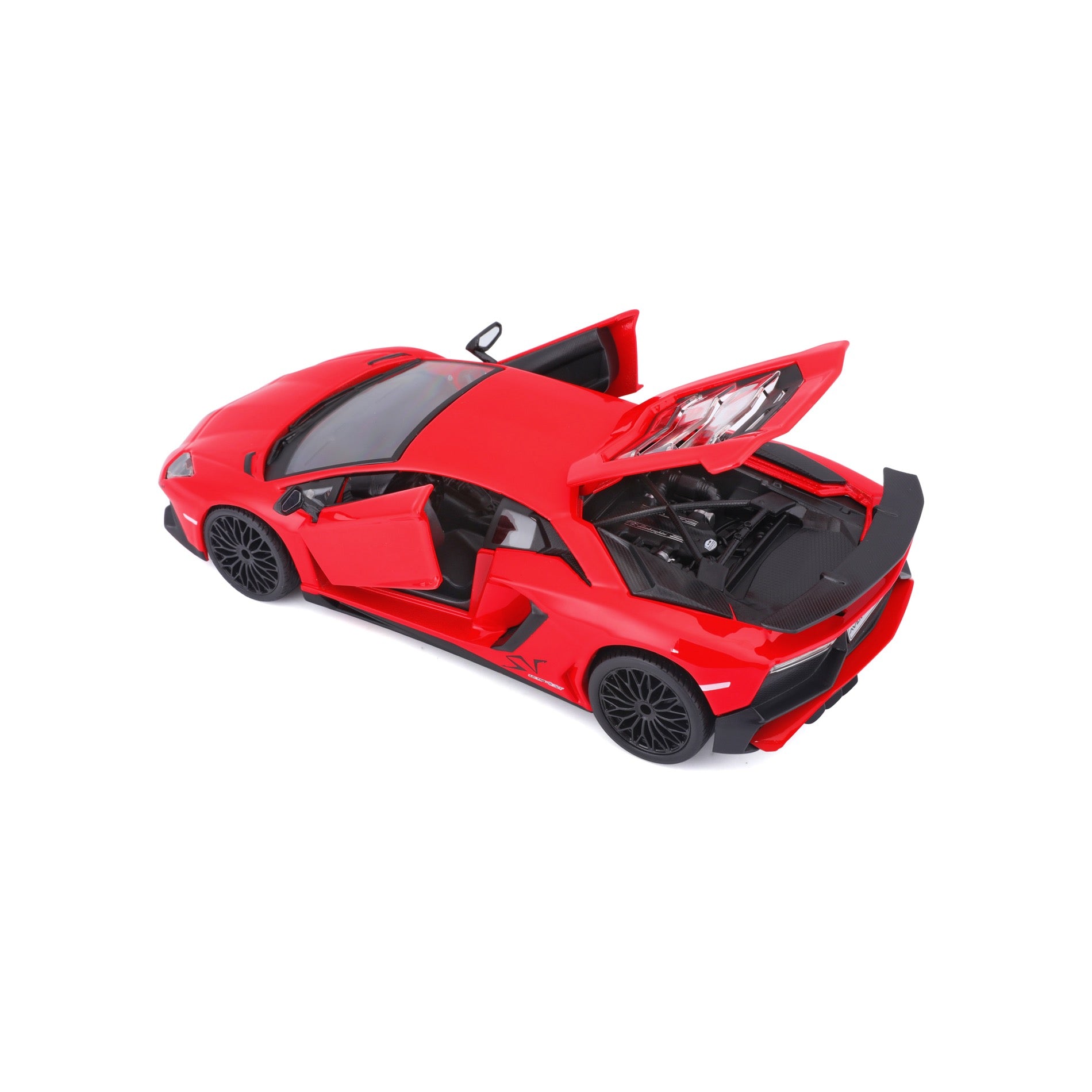 18-21079 Bburago - Lamborghini Aventador SV Coupé, rossa - Scala 1:24