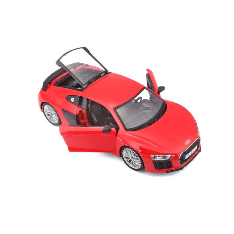 31513 RD Bburago Maisto - Audi R8 V10 plus, rossa - Scala 1:24