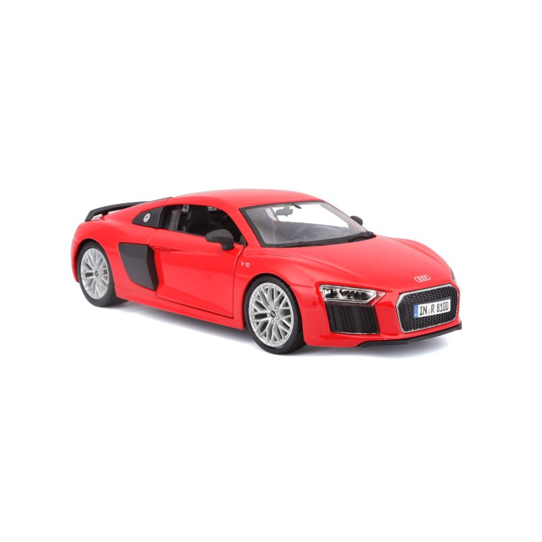 31513 RD Bburago Maisto - Audi R8 V10 plus, rossa - Scala 1:24