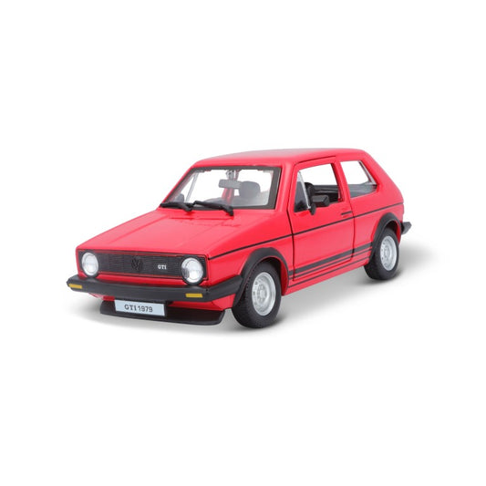 18-21089 RD Bburago -  Volkswagen Golf Mk1 GTI, rossa (1979) - 1:24