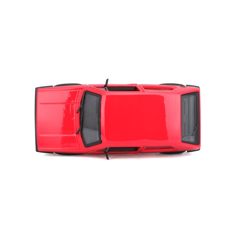 18-21089 RD Bburago -  Volkswagen Golf Mk1 GTI, rossa (1979) - 1:24