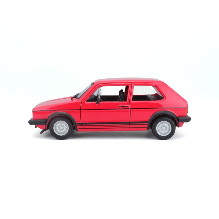18-21089 RD Bburago -  Volkswagen Golf Mk1 GTI, rossa (1979) - 1:24