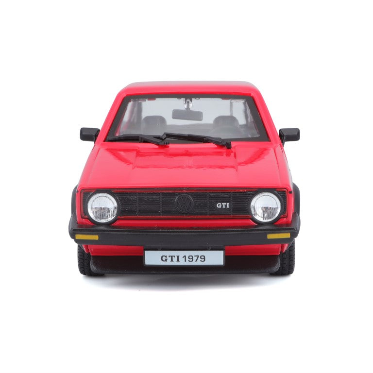 18-21089 RD Bburago -  Volkswagen Golf Mk1 GTI, rossa (1979) - 1:24