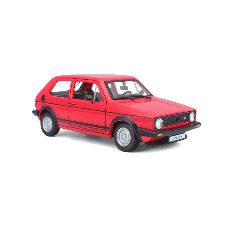 18-21089 RD Bburago -  Volkswagen Golf Mk1 GTI, rossa (1979) - 1:24