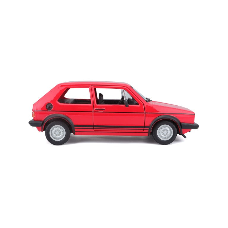 18-21089 RD Bburago -  Volkswagen Golf Mk1 GTI, rossa (1979) - 1:24