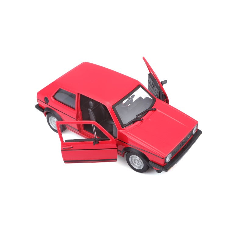 18-21089 RD Bburago -  Volkswagen Golf Mk1 GTI, rossa (1979) - 1:24