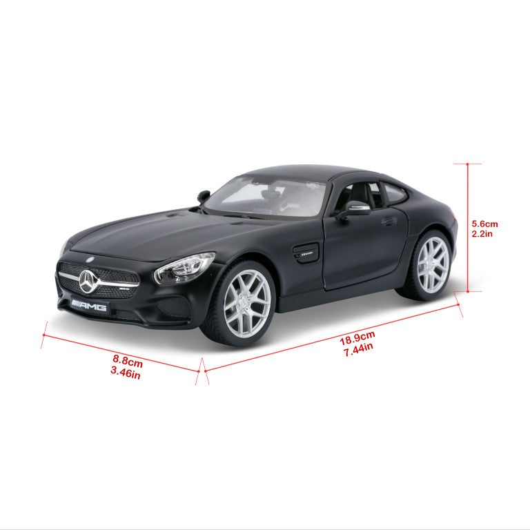 10-31134 Bburago Maisto - Mercedes-Benz AMG GT, nera - Scala 1:24