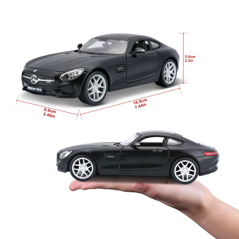 10-31134 Bburago Maisto - Mercedes-Benz AMG GT, nera - Scala 1:24