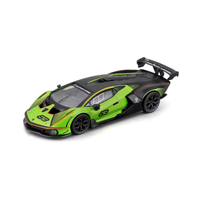 18-41161 - Bburago Race - Lamborghini Essenza SCV12 #63, verde - 1:32