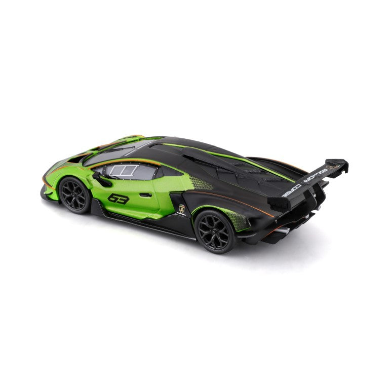18-41161 - Bburago Race - Lamborghini Essenza SCV12 #63, verde - 1:32