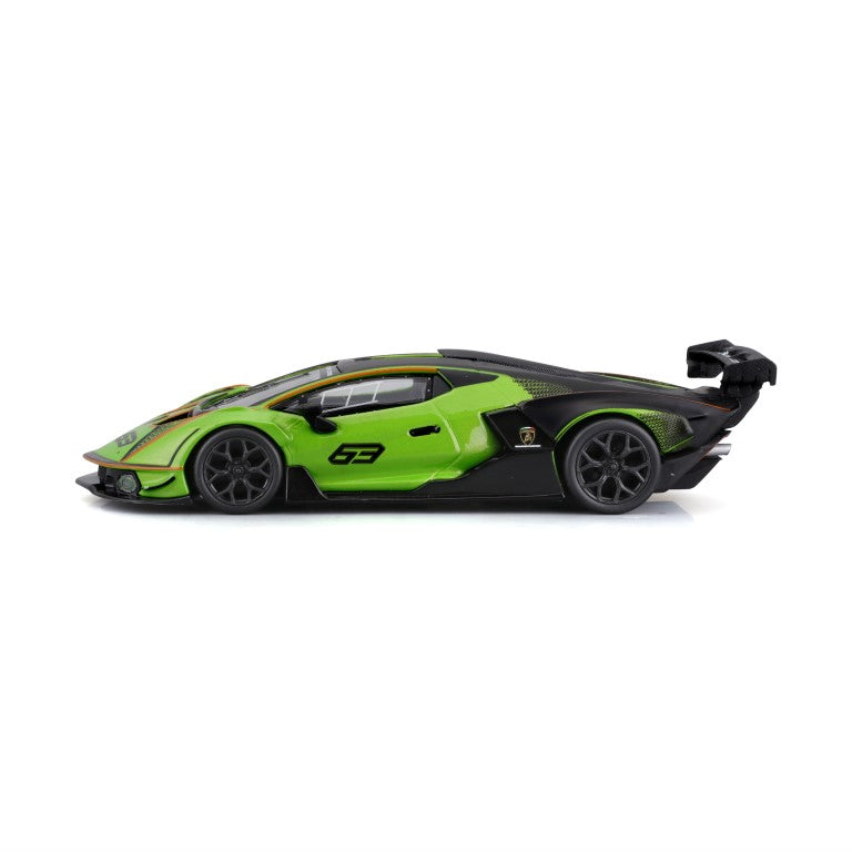 18-41161 - Bburago Race - Lamborghini Essenza SCV12 #63, verde - 1:32